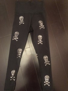 evolution and creation skull leggings