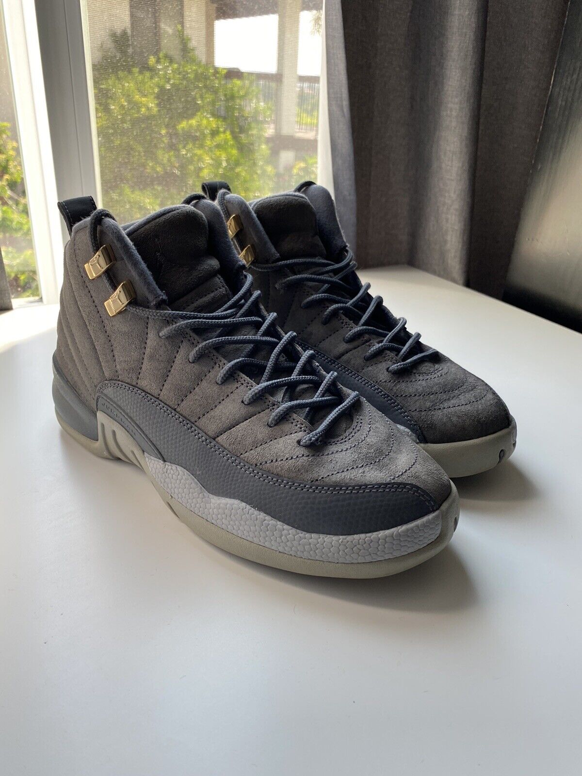 jordan 12 wolf grey (size 6) - Gem jordan 12 wolf grey (size 6) - Gem