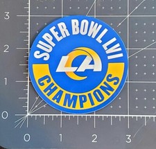 Super Bowl LVI Champions LA RAMS 3 x 3 Round ...