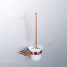 Toilet Brush Set Wall Mount Toilet Brush Holder With Glass Cup Bathroom Fitting
