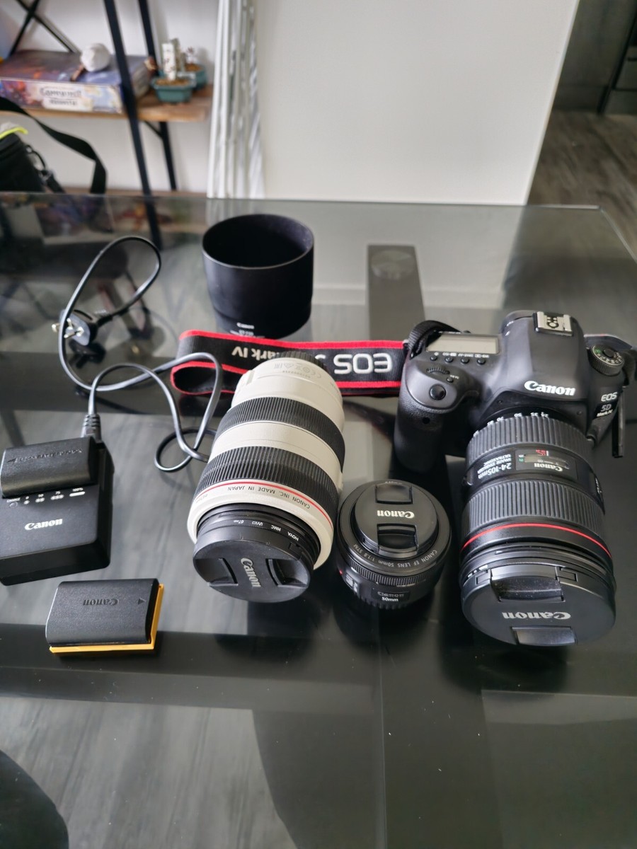 Canon 5d Mark iv DSLR and 3 lenses | eBay