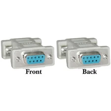Null Modem Adapter, DB9 Female to DB9 Female  30D1-18400