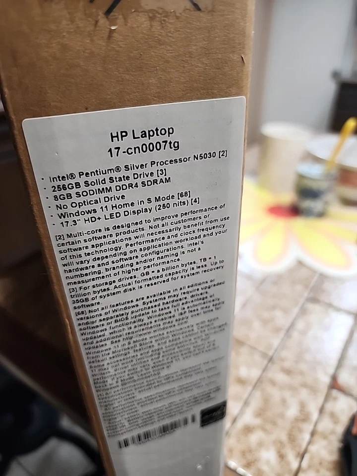 Hp Laptop 17-cn0007tg BRAND NEW And Sealed - Image 2 of 4
