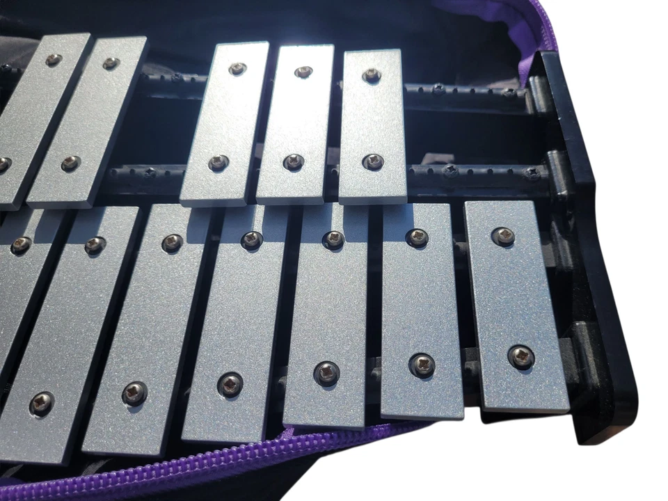 Kit de campana de xilófono Yamaha teclado de mazo con estuche palos y almohadilla de práctica Foto 4 de 4