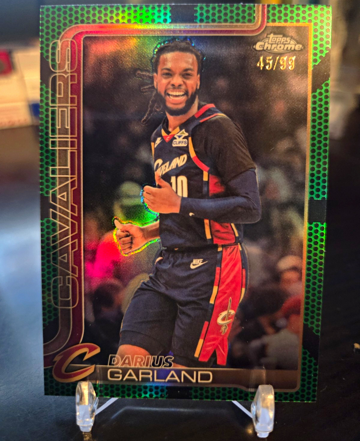 2025-26 Topps Chrome - Darius Garland #76 Green Basketball Refractor /99