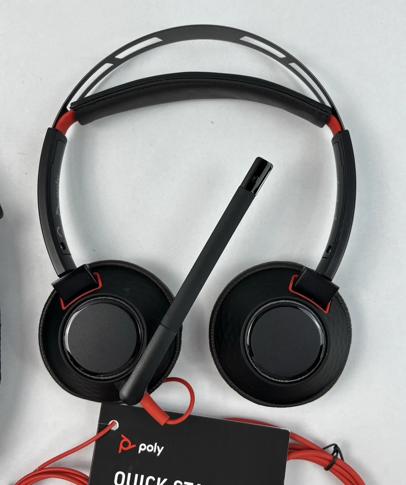 Poly Blackwire 5200 Series C5210T USB Monoaural Headset - Black NEW - Image 2 of 4