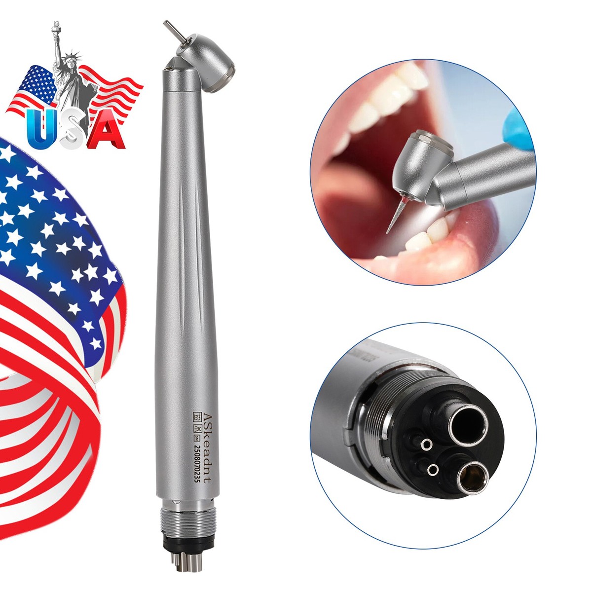 【ksk 】スポーツセット NSK Style Dental Surgical 45° Degree LED High Speed Handpiece