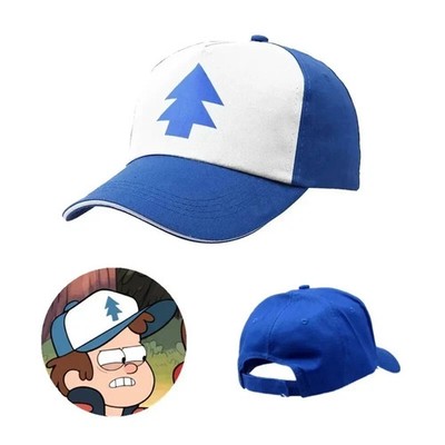 Mason  Dipper  Blue Pines Hats Gravity Falls Dipper Baseball Cap Cosplay Hat New