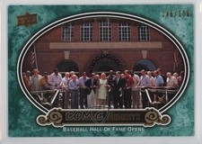 2009 A Piece History Historical Moments Green Baseball Hall of Fame opens 2d8