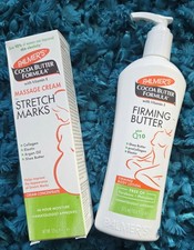 Palmer’s Cocoa Butter Stretch Mark Cream & Q10 Firming Butter Duo Pregnancy​