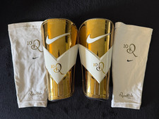 2006 Nike Ronaldinho pads R10 / 10Q Elite Gold White Tiempo L with White Sleeves