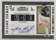 2019 Panini Chronicles Contenders Season Tickets Michael Kopech #2 Auto e6p