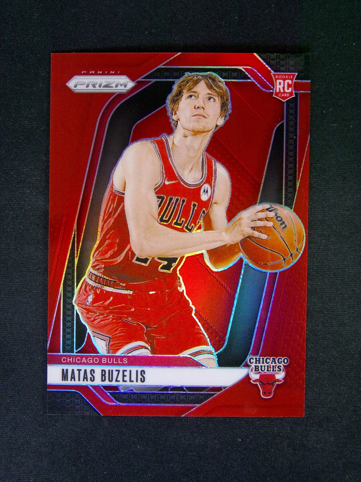 2024-25 Panini Prizm Matas Buzelis #252 RC Rookie Red /299