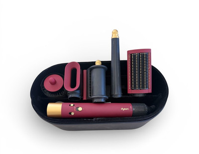 Dyson Airwrap i.d. Multi-Styler & Dryer Straight+Wavy Red Velvet & Gold W/CASE