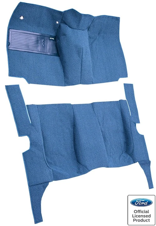 Repuesto de alfombra Edsel Citation 1958 - bucle - completo | se adapta a: 4 puertas, techo rígido Foto 2 de 4