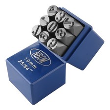 Utoolmart Number Metal Stamp Set,0.39" 10mm,Digital 0 to 9,Wood Leather Steel...