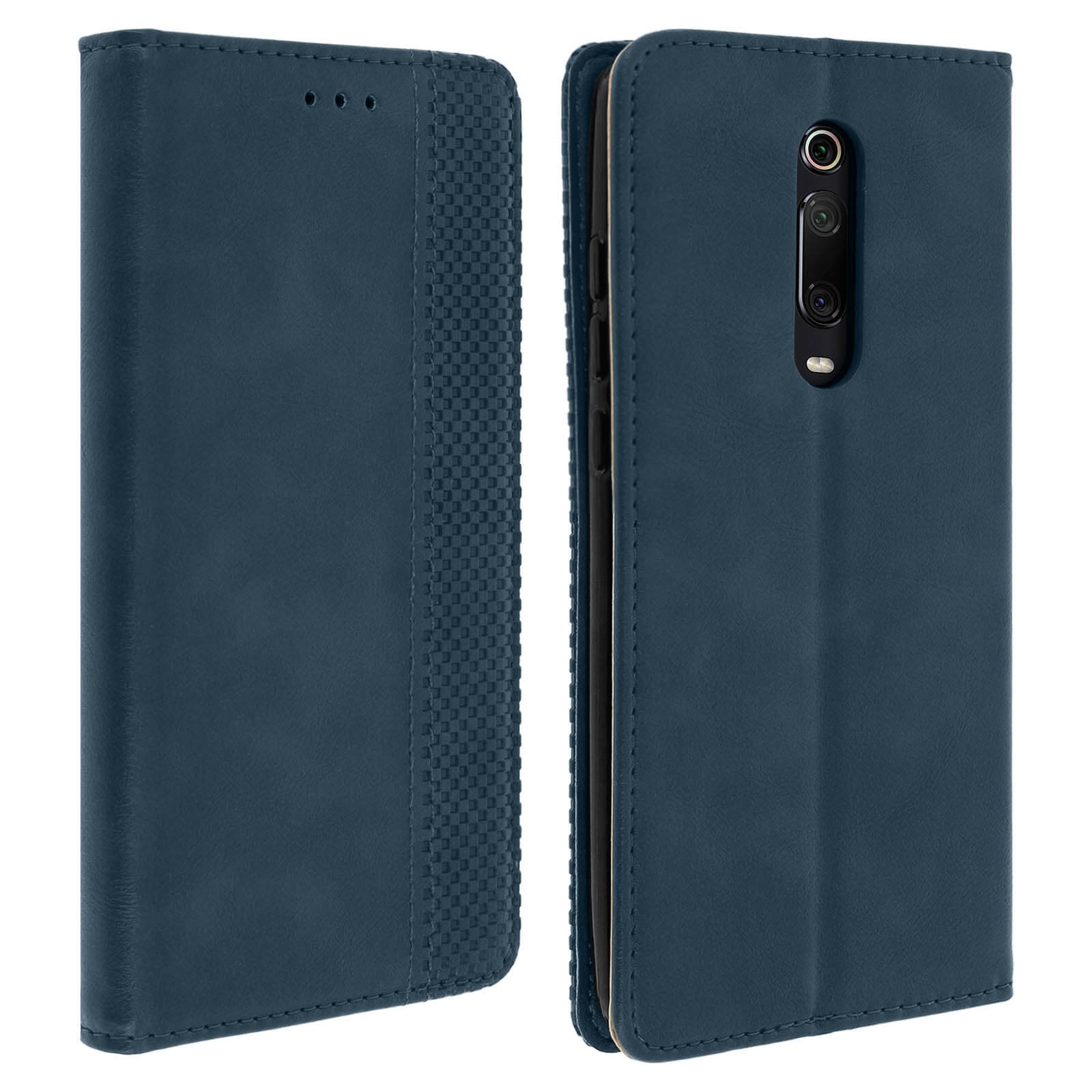 Coque Xiaomi Mi 9T avec clapet support vintage pour de longs visionnages