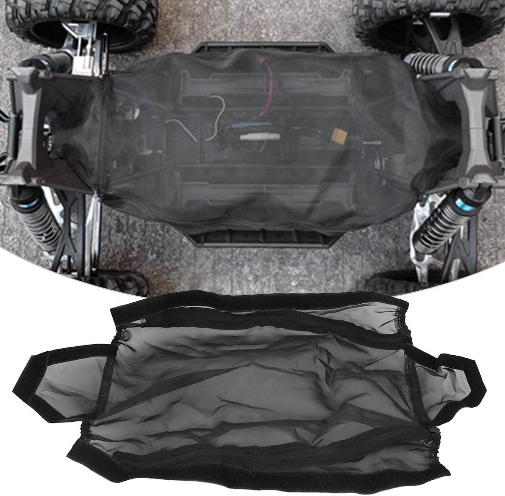 Tbest Chassis Dust Cover, Nylon Mesh Resistant RC black 