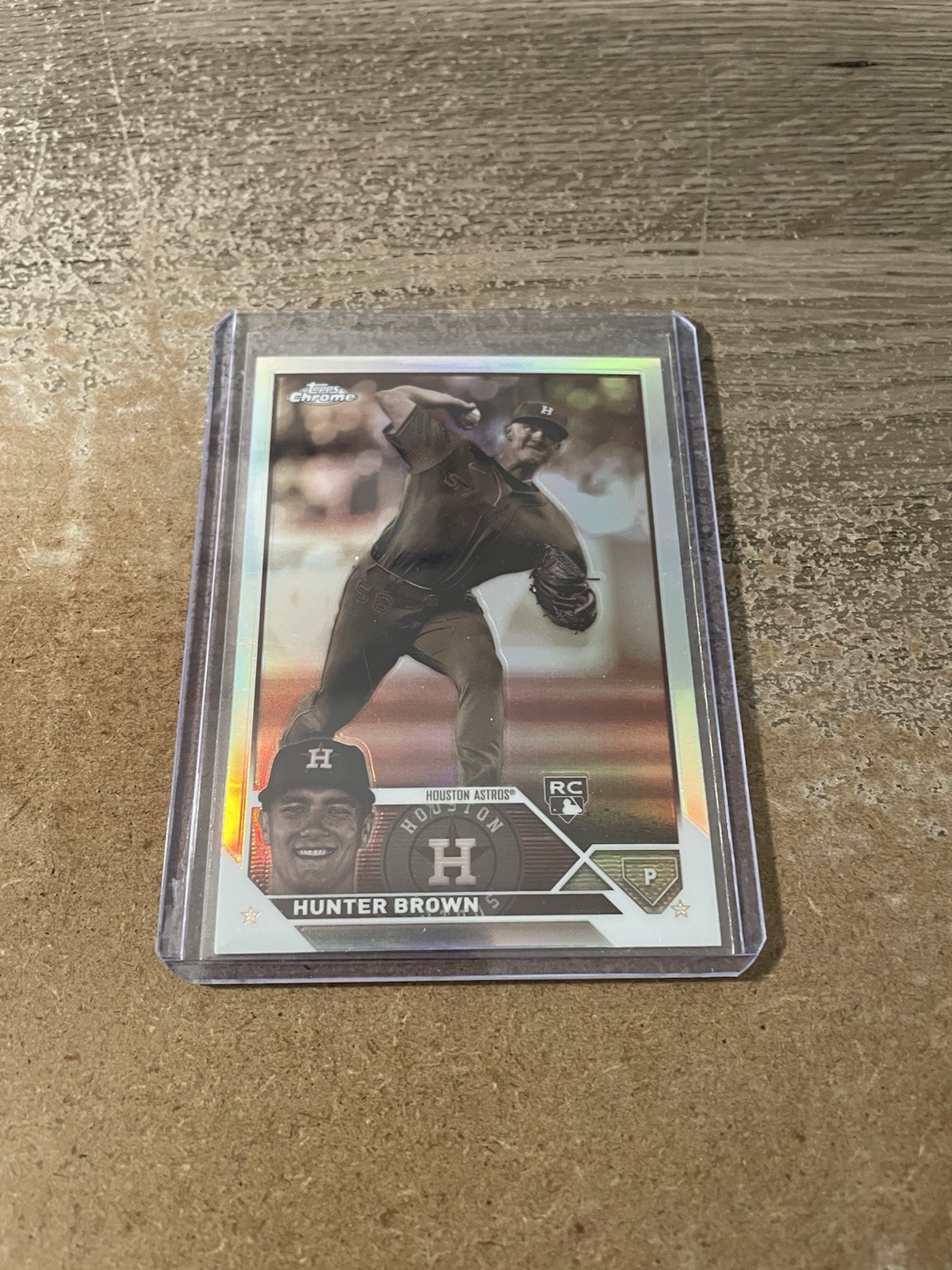 2023 Topps Chrome Hunter Brown Rookie Sepia Refractor #197 RC