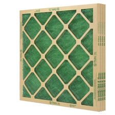 Aaf Flanders 4 Pack 20 X 20 X 1 Nested Fiberglass Merv 1 Air Filter.