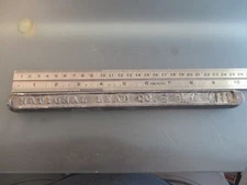 VINTAGE National Lead Company LEAD INGOT with iconic Dutch Boy Logo