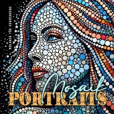 Mosaik Portraits Malbuch für Erwachsene | Monsoon Publishing (u. a.) | Buch