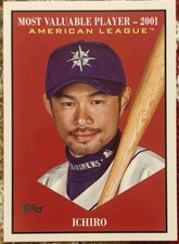 2025 Topps Update #MV-24 Ichiro Most Valuable