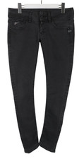 G-STAR Lynn Skinny Jeans Womens W29/L30 Washed Black Zip Stretchy