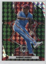 2022 Panini Mosaic Green Mosaic Prizm Ranger Suarez #171 5sb