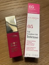 CLARINS Lip Comfort Oil Intense Lightweight Cream Oil 0.2oz 05 Intense Pink
