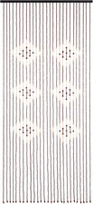 Tenda a Fili per Porta - Tenda Decorativa Con Perline Di Bambù - 200 X 90 Cm - T