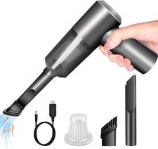 YUNYILAN Cordless Handheld Vacuum Cleaner, High Power Rechargeable Mini Portable