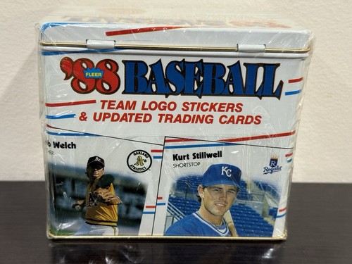 Juego de lata conmemorativa brillante Fleer Update 1988 sellado de fábrica
