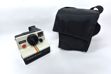 FOTOCAMERA VINTAGE POLAROID LAND 1000 +FLASH SX70 FOTOCAMERA PELLICOLA ISTANTANEA TESTATA FUNZIONANTE