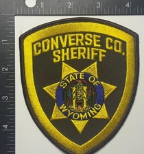 Converse CO. Sheriff Police Patch Wyoming WY