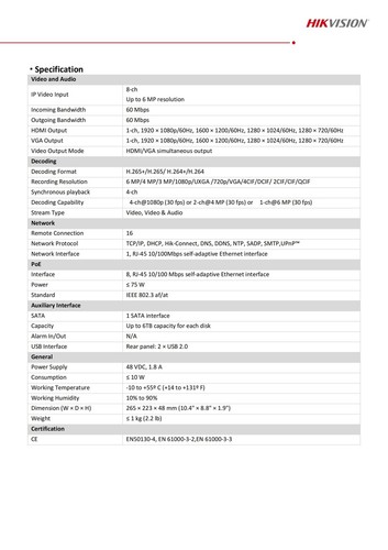 Sistema de cámara IP grabadora de video en red Hikvision DS-7108NI-Q1/8P/M 8 CANALES PoE NVR - Imagen 5 de 7