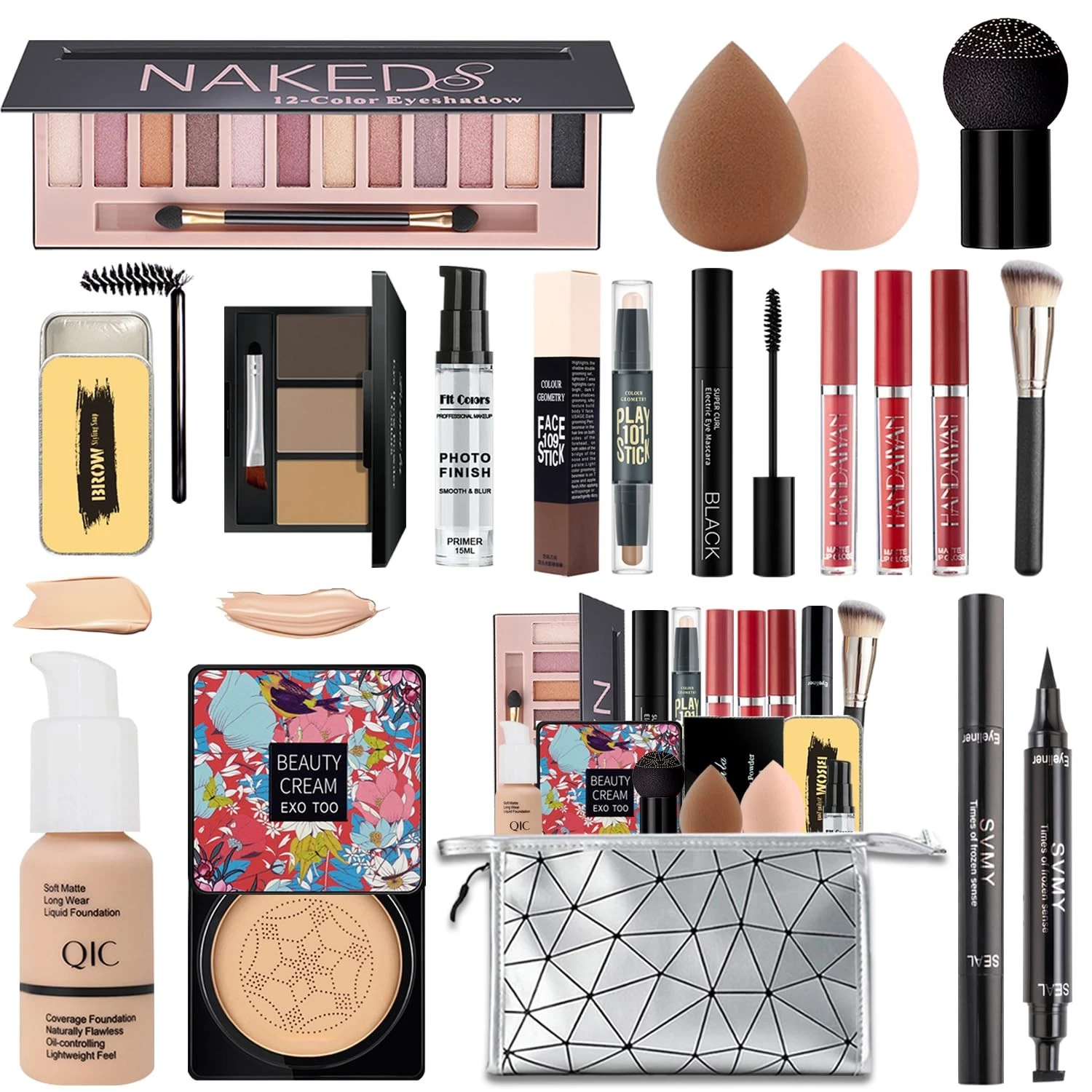 All in One Makeup Kit for Women Full – Make Nude Foundation & Natural CC
Opens in a new window or ta