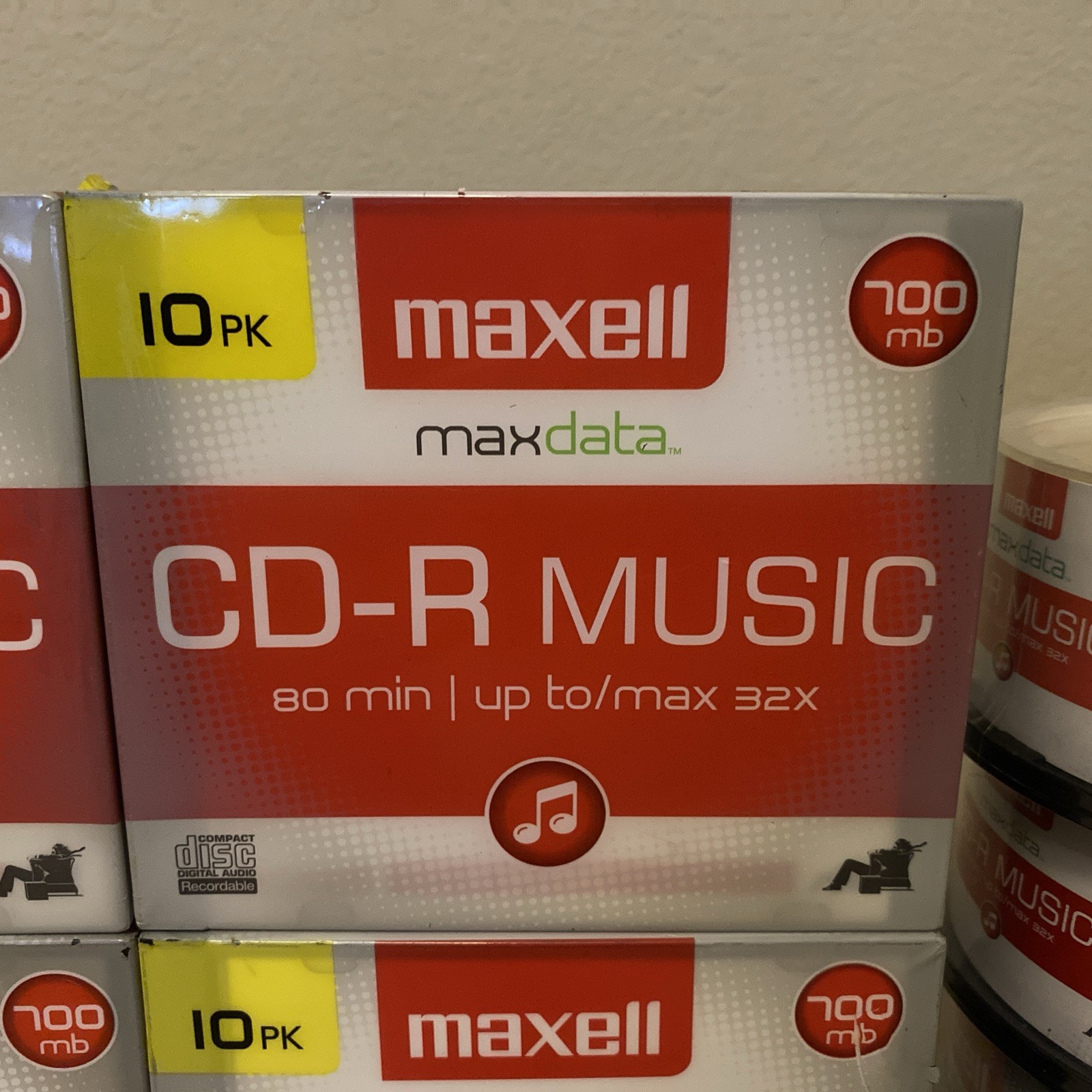 Maxwell CD-R 150-Pack 700 MB 80 min Data Music Photos - Brand New