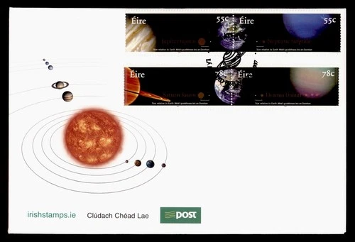 DR WHO 2007 IRELAND FDC SPACE PLANET COMBO M77334