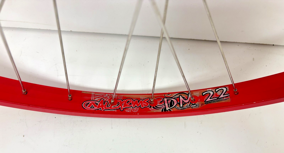 Alexrims DM22 36-Spoke Red Aluminum Disc Brake 559x22/26