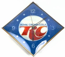 VTG Royal Crown RC Cola Clock Pam Wall Clock-1960s Works. Complete.