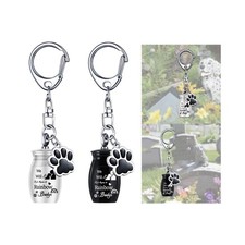 Kleiner Schlüsselanhänger mit Urnenanhänger für Haustiere, bewahren Sie