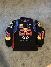 Red Bull Jacke F1 Bomber. Vintage. Racing. Motorsport. Baumwolle. Blau. Unisex