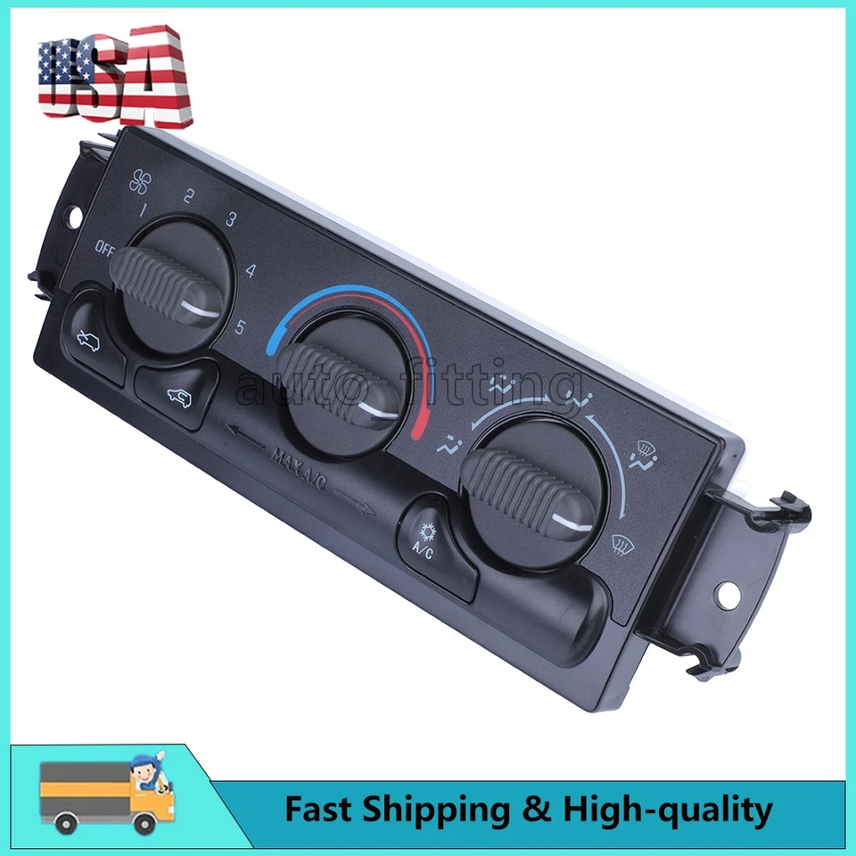 Panel de módulo de control de clima de calefacción de aire acondicionado para Chevy Tahoe Silverado GMC 15054697 Foto 2 de 4