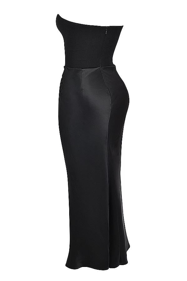 House of CB Persephone Strapless Corset Dress, Black, XS /UK 6-8 (NEW, RRP £219) image 6