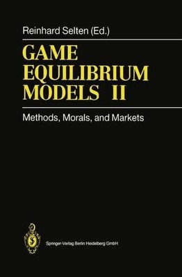 Game Equilibrium Models II - 9783642081095
