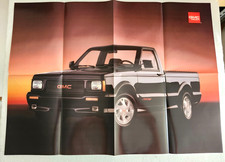 New RARE Original 1991 GMC Syclone Sonoma Pickup 30 x 22 Full Color Sales Poster
