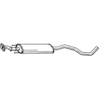 Bosal MittelschalldäMpfer SchalldäMpfer FüR Nissan Note E11 NE11 1.6