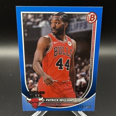 2025 Bowman Patrick Williams #158 Blue Parallel /150 Chicago Bulls