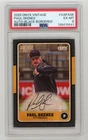 2025 ONYX VINTAGE PAUL SKENES AUTO BLACK /10 PSA 6 #VAPASK ON CARD PIRATES
